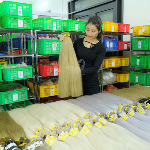 Haute qualité 100% vierge vietnamienne cheveux bruts faisceaux longue durée doux soyeux vague Style vendeurs en gros 1B couleur de cheveux - Product Image 6