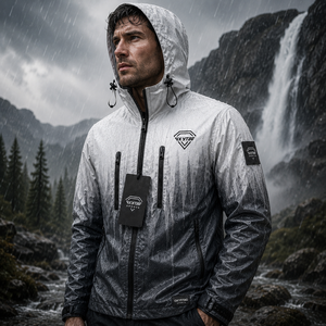 Custom Heat Reactive Fabric Jacket Waterproof Color <b>Changing</b> Thermal Outerwear Windproof Hooded Men <b>Coat</b> OEM Outdoor Sportswear - Product Image 6