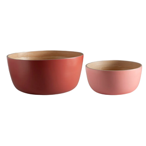 Bols à salade et à fruits en bambou tressé biodégradable faits à la main pour l'intérieur et l'extérieur, en provenance du Vietnam - Product Image 3