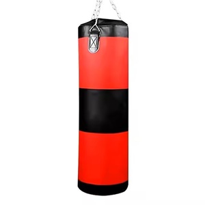 Saco de Boxeo Personalizado de Cuero para Entrenamiento de Fitness, Kickboxing, Boxeo, Muay Thai, MMA, Karate, Artes Marciales, para Gimnasio - Product Image 1