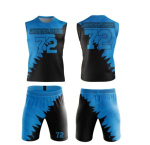 Uniformes de Fútbol 7v7 Personalizados de Alta Calidad al por Mayor para Jóvenes, Uniformes de Flag Football Totalmente Sublimados, Logotipo Personalizado del Club, OEM - Product Image 2