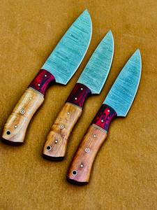 THEWIZ CRAFTS Couteau de cuisine en acier au carbone, robuste, durable, fait main, écologique, compatible lave-vaisselle, manche ergonomique, forgé à la main - Product Image 4