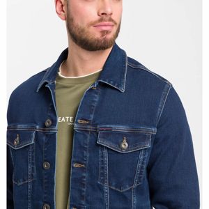 Chaqueta vaquera de hombre de alta calidad con botones frontales, estilo camionero, con solapas, chaquetas y abrigos vaqueros para hombre - Product Image 2