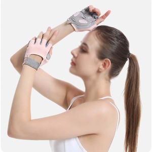 Unisex Lightweight Half Finger Breathable Digital Printed Leather <b>Sport</b> <b>Gloves</b> for Gym Weight Lifting Fitness Support Protection - Product Image 3