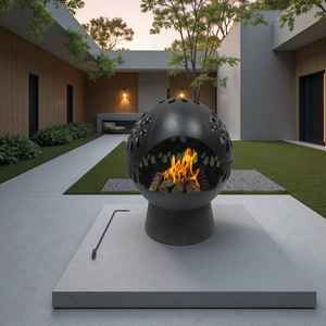 Skies Trader Soporte Portátil de Acero para Brasero de Gas Natural, Brasero para Patio Exterior, Calentador para Jardín y Patio Trasero 10000-14999 BTU - Product Image 2