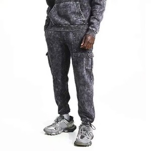 Ensemble de survêtement unisexe à capuche, couleur unie, pantalon de survêtement long, coupe décontractée, 100% polyester, séchage rapide, polaire vintage, hiver - Product Image 6