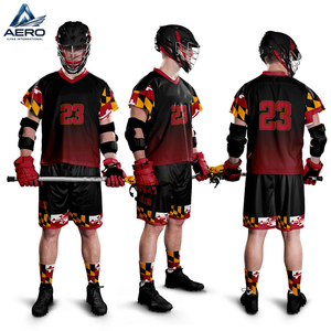 Uniforme Deportivo de Lacrosse al Por Mayor, Nuevo, Hecho a Mano, Cómodo, del Mejor Proveedor, con el Estilo Más Reciente, Logotipo Personalizado y Diseño Innovador - Product Image 1