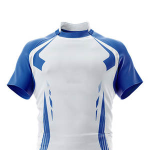 Uniformes de Rugby de Manga Corta Transpirables con el Diseño Más Reciente de 2026, MOQ Bajo, Nueva Llegada, Nombre del Equipo Impreso Personalizado para Unisex - Product Image 4