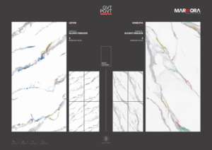 กระเบื้องพอร์ซเลนเคลือบเงาหรูหรา ดีไซน์เนอร์ ขนาด 600x1200 มม. กระเบื้องปูพื้นและผนังขนาดใหญ่ สำหรับตกแต่งภายในระดับไฮเอนด์ - Product Image 4