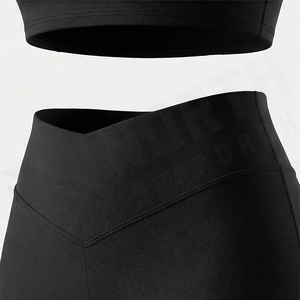 Design Women Fashion Sports Apparel Yoga <b>Set</b> Two Piece <b>Suspenders</b> Bra Breathable Gym Workout Activewear Clothes - Product Image 5