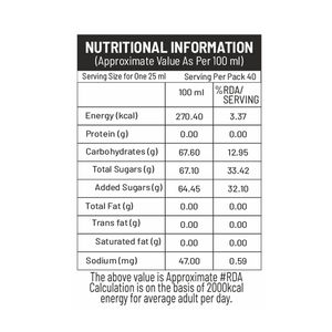 Mojee Triple Sec Syrup 1L Orange Flavor Mocktail Syrup - Product Image 3