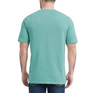 Camisetas de Alta Calidad para Hombre, Ropa Masculina, Camisetas Urbanas, 100% Algodón Grueso, Camisetas con Logotipo Personalizado para Hombre con Bolsillo - Product Image 2