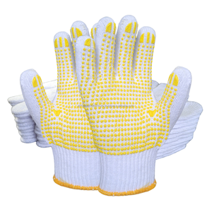 Guantes DE SEGURIDAD antiestáticos y antiimpactos de agarre mejorado con puntos de PVC antideslizantes para una cosecha segura de plantaciones agrícolas - Product Image 4
