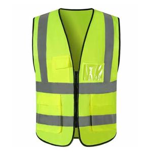 Chaleco de Seguridad de Alta Calidad NESTA SPORTS con Logotipo Personalizado, Fluorescente, Reflectante y de Alta Visibilidad para Trabajo - Product Image 1