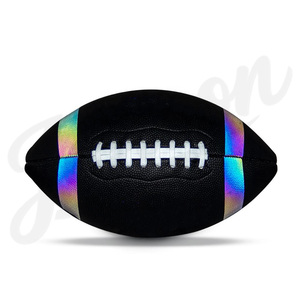 Ballon de football américain pour jeunes et adultes, ballon d'entraînement en cuir composite durable, taille officielle, ballon de jeu durable - Product Image 4