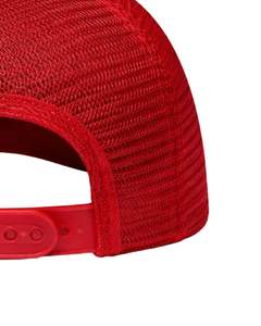 Gorra de Béisbol Trucker Roja Personalizada, con Malla Transpirable en la Parte Trasera, Ajustable con Broche, Lisa, con Logotipo Personalizado, Informal para Exteriores - Product Image 6