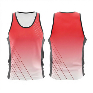Camiseta Deportiva Personalizada con Logotipo para Hombre, Camiseta Deportiva de Secado Rápido por Sublimación, Chaleco Deportivo Transpirable al por Mayor para Hombre, Ropa Deportiva - Product Image 1