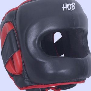 Protège-tête de boxe de haute qualité, équipement d'entraînement MMA, matériau PU, écologique, respirant, protection personnalisée, logo couleur sur mesure - Product Image 4