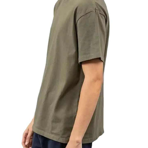 Acid Wash Men's Oversized Casual T-Shirts-Cotton Worsted <b>Fabric</b> 200g - Product Image 5