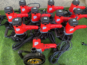 เครื่องเจียรคอนกรีตแบบมือถือ SF150 กำลังไฟ 1500 วัตต์ มอเตอร์ไร้แปรงถ่าน สำหรับขัดผนังและพื้น ขนาดใบเจียร 180 มม. แรงดันไฟฟ้า 220 โวลต์ - Product Image 5