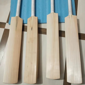 Bate de Críquet de Súper Calidad de Madera de Sauce de Cachemira, Hoja de Alta Resistencia, Diseño Ligero, Bate para Práctica y Partido - Product Image 1