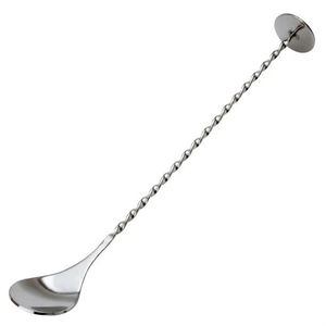 Cuillère de bar à cocktails élégante en métal, manche long, ustensile de mélange de boissons, accessoire de barman en acier inoxydable pour restaurants - Product Image 2