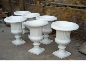 Florero Grande de Fibra de Vidrio para Decoraciones de Boda, Accesorios de Escenario para Restaurantes, Hoteles, Oficinas, Fiestas, Tiendas - Product Image 1