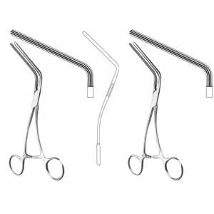 Pinzas de arteria DeBakey de Morris de 20 cm (8 pulgadas), juego de pinzas quirúrgicas DeBakey con mandíbulas atraumáticas, 2 piezas, instrumentos de acero inoxidable - Product Image 1