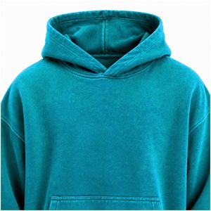 เสื้อฮู้ดดี้โอเวอร์ไซส์พรีเมียมรุ่นใหม่ล่าสุดสำหรับผู้ชาย ผ้าฝ้ายหนานุ่ม สไตล์สตรีทแวร์ รับผลิตแบบ OEM ODM - Product Image 4