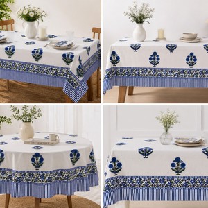 Beautiful Customized Cotton <b>Round</b> Tablecloth Washable Cotton <b>Table</b> <b>Cloth</b> Decorative <b>Table</b> Cover for Wedding Party Events - Product Image 6
