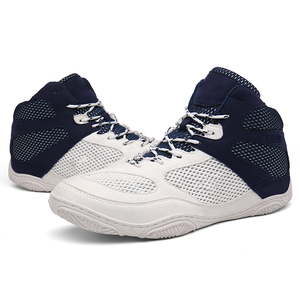 Zapatos de Boxeo Unisex con Cordones para Liga Amateur, Botas de Sparring para Hombre y Mujer, Multiusos, Material de Poliéster para MMA y Lucha Libre - Product Image 6