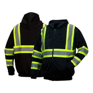 Men Safety Jacket With Bright Colors And Reflective Material Ideal For Construction And Industrial Use - Product Image 4