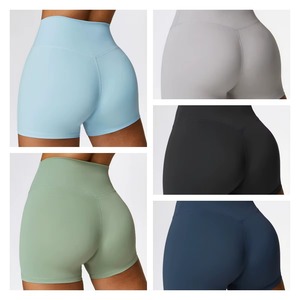 Ensemble de vêtements de sport personnalisés avec logo, vêtements de yoga, tenue de fitness à séchage rapide, 4 pièces, motif uni, combinaison de yoga - Product Image 6