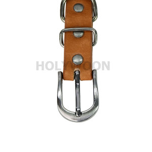 Cinturón de Cuero Genuino Duradero para Hombre, Suministro de Fábrica, Cinturón de Cuero Genuino Marrón para Uso Casual - Product Image 4