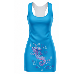 Women netball outfit personalized jersey dress smooth lightweight fabric squad match practice wholesale manufacturer maker OEM - Product Image 1