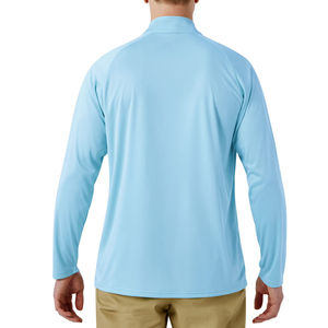 Camiseta de compresión deportiva de manga larga para hombre, de poliéster y spandex, de secado rápido y transpirable, para surf y gimnasio. - Product Image 5