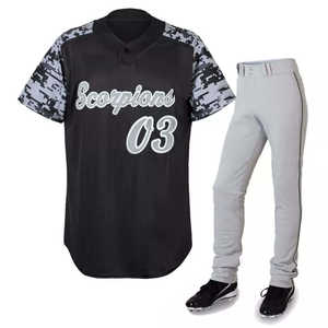 Uniforme de Béisbol Ligero con Logotipo Personalizado, Talla Grande, Precio Económico, MOQ Bajo - Product Image 1