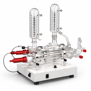 Opti-D Series Double <b>Distillation</b> Unit Borosilicate Glass Laboratory <b>Water</b> Still with Quartz Heater High Purity System - Product Image 6