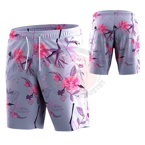 Men Casual Sports Collection Sublimation Shorts Solid Canvas Mid Breathable Eco-Friendly <b>Knee</b> Length Flexible Material Summer - Product Image 3