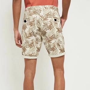 Short pour homme Fabricant haut de gamme Vêtements d'entraînement imprimés feuilles Nouveau design Denim à séchage rapide Short pour homme brodé de streetwear de luxe - Product Image 3