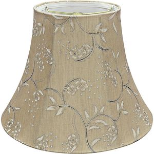 Paralume a Forma di Campana per Lampada a Ragno, Stile Transizionale, Oro Chiaro, 12 Pollici di Larghezza, 6x12x9-1/2 Pollici - Coprilampada Resistente ed Elegante - Product Image 3