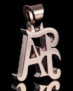 Iced Out Custom VVS Moissanite Cursive letter Custom 925 <b>Silver</b> Hip Hop <b>Pendant</b> Custom <b>Initial</b> Letter Name <b>Pendant</b> For Women's - Product Image 6