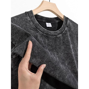 เสื้อยืดผ้าฝ้ายซักสำหรับผู้ชาย สไตล์วินเทจลายคำศัพท์ทางศาสนาคริสต์ เสื้อโอเวอร์ไซส์ลายกราฟิกข้อพระคัมภีร์แบบเรโทร ผ้าหนา - Product Image 4