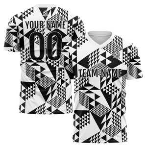 เสื้อฟุตบอลแบบซับลิเมชั่นสั่งทำพิเศษ คอวี แขนสั้น พิมพ์ลาย ระบายเหงื่อได้ดี สำหรับผู้ใหญ่ทุกเพศ เหมาะสำหรับทีม - Product Image 1