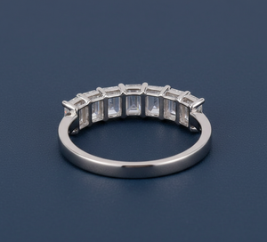 Anillo de Diamantes de 1.50 Quilates, Anillo de Compromiso con Diamante Creado en Laboratorio, Oro Blanco, Banda de Boda Radiante, Venta al Por Mayor - Product Image 4