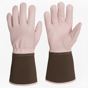 Guantes de Soldadura Industriales de Cuero, Resistentes al Calor y al Fuego, para Soldadores y Trabajadores Profesionales - Product Image 4