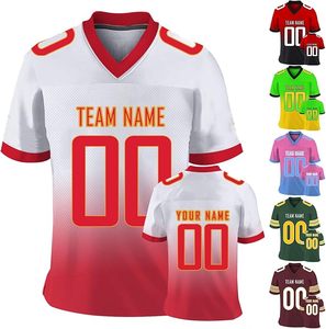 Top Sale Breathable American Football Jersey Men's Plus Size Sportswear Short Sleeves 100% Polyester Custom Colors - Product Image 6