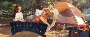 Chargeur Solaire Portable Pliable 100W 17V 20V SunPower <span class=keywords><strong>Maxeon</strong></span> 20% Efficacité Tissu 900D pour Station d'Énergie de Camping - Product Image 5