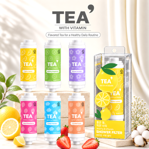 Filtre de douche aromatique à la fraise sucrée à la vitamine C coréenne de qualité supérieure TEA' pour les soins de la peau et des cheveux, OEM ODM, logo personnalisé, marque privée - Product Image 2