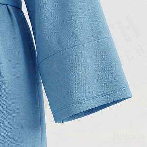 Conjunto de Abaya Negra con Hiyab, Abayas de Alta Calidad para Mujeres Musulmanas, Túnica Islámica, Abierta por Delante, Largo Maxi, Prenda Elegante - Product Image 5